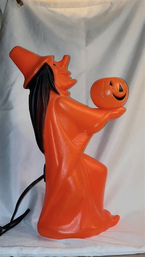 Witch blow mold statue